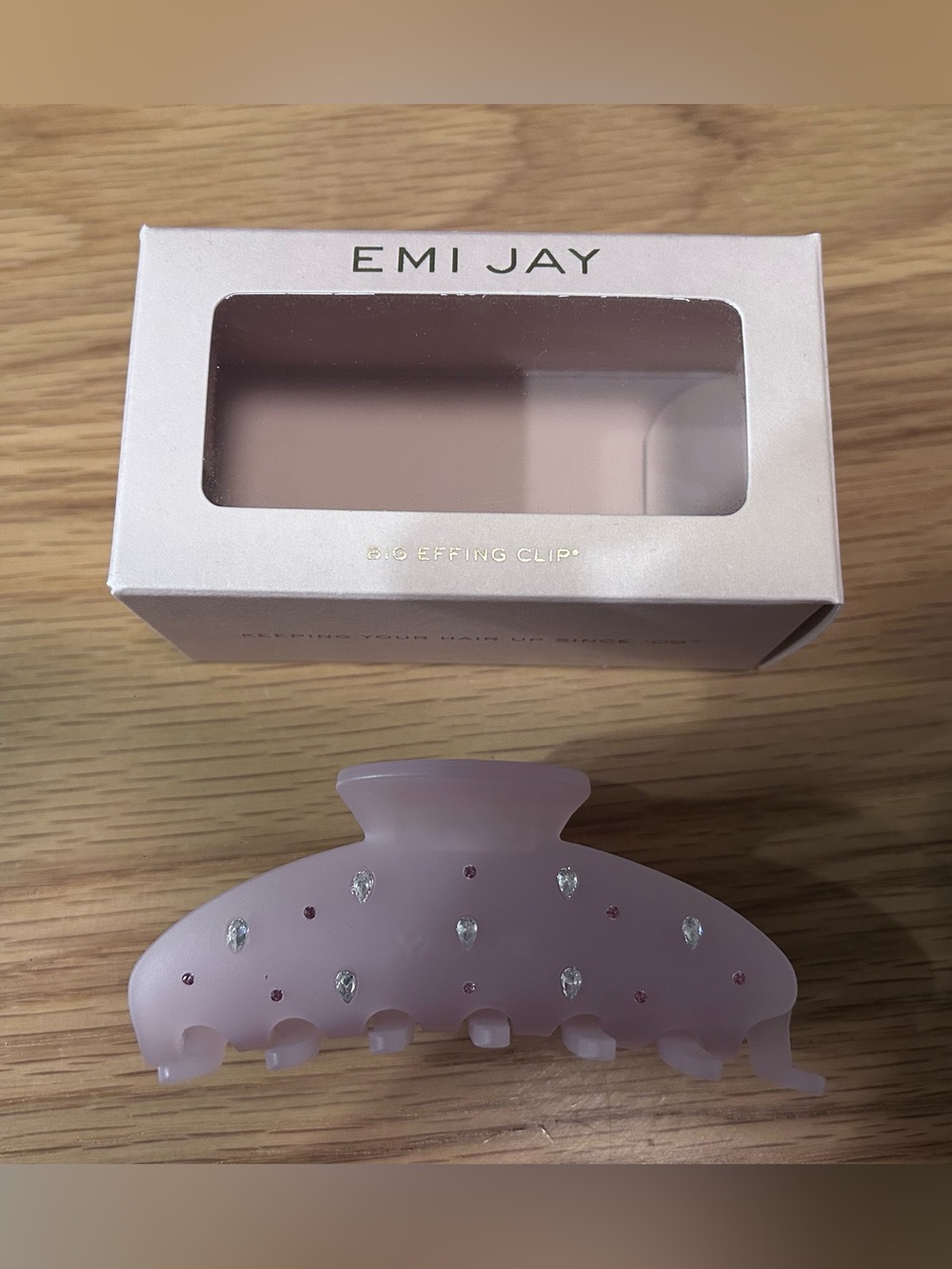 Emi Jay Limited Edition Big Effing Clip in Everyday Angel NIB